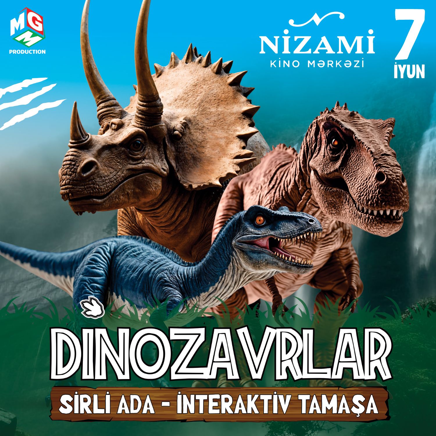 Dinozavrlar Bakıda - 07 İYUN
