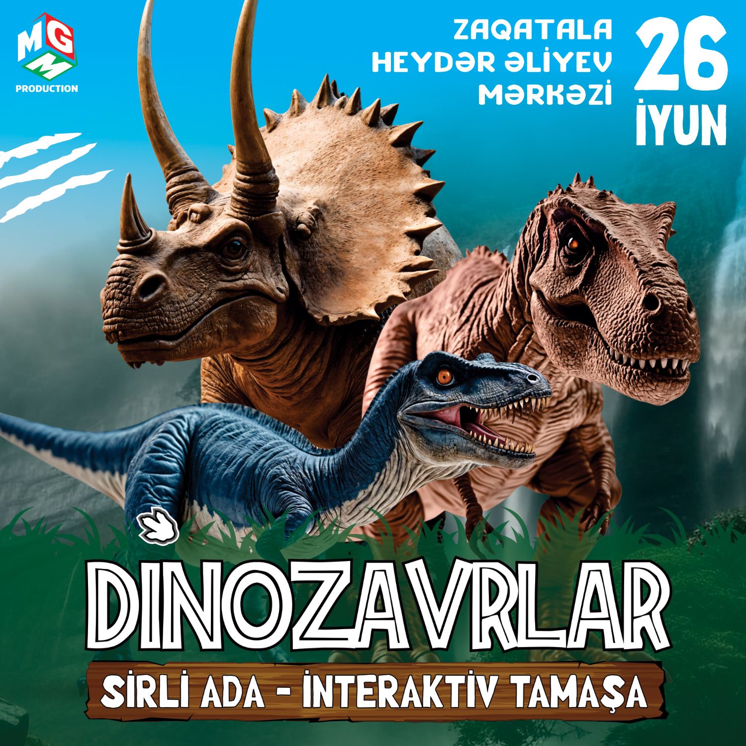Dinozavrlar Zaqatalada - 26 İYUN