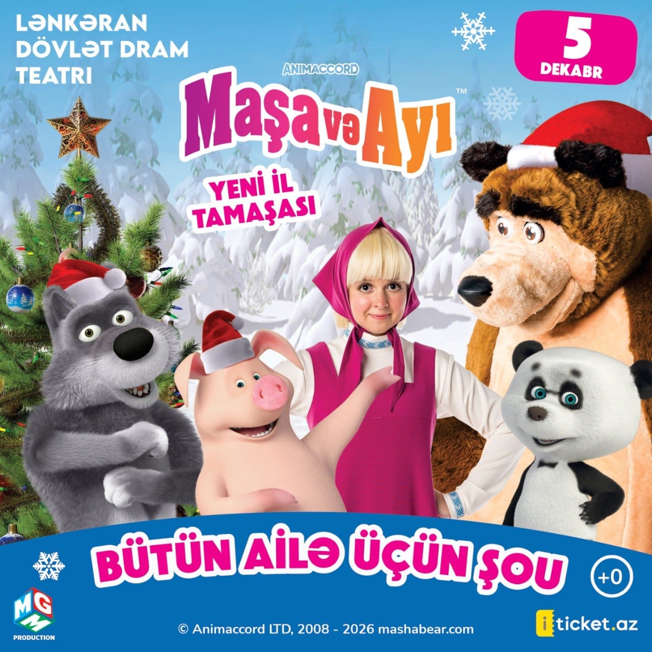 Maşa və Ayı "Yeni İl Tamaşası" - Lənkəran