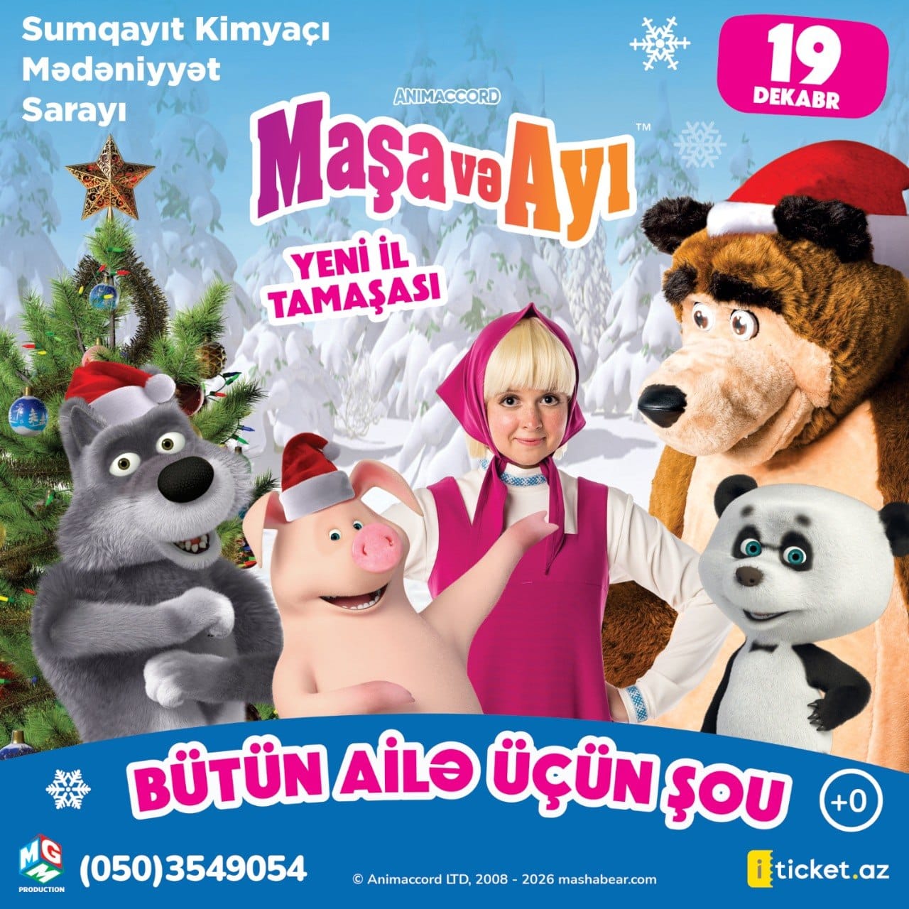 Maşa və Ayı "Yeni İl Tamaşası" - Sumqayıt